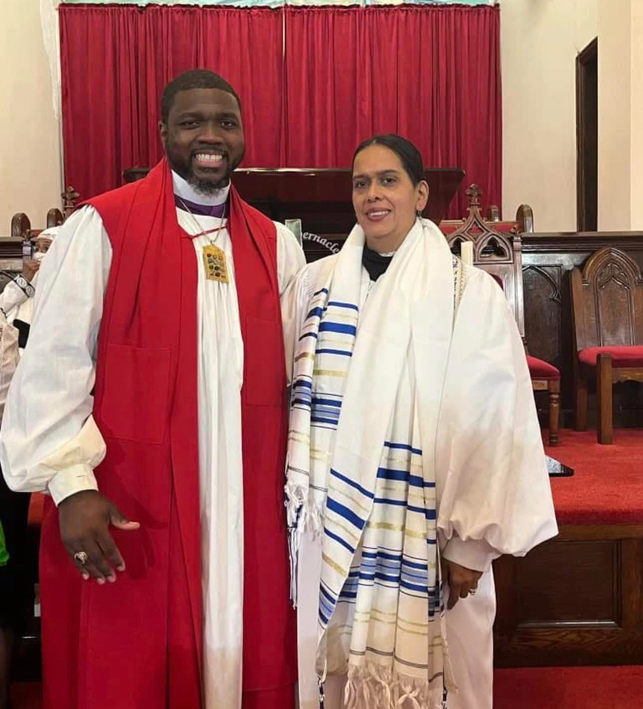 Bishop & First Lady at the Altar
