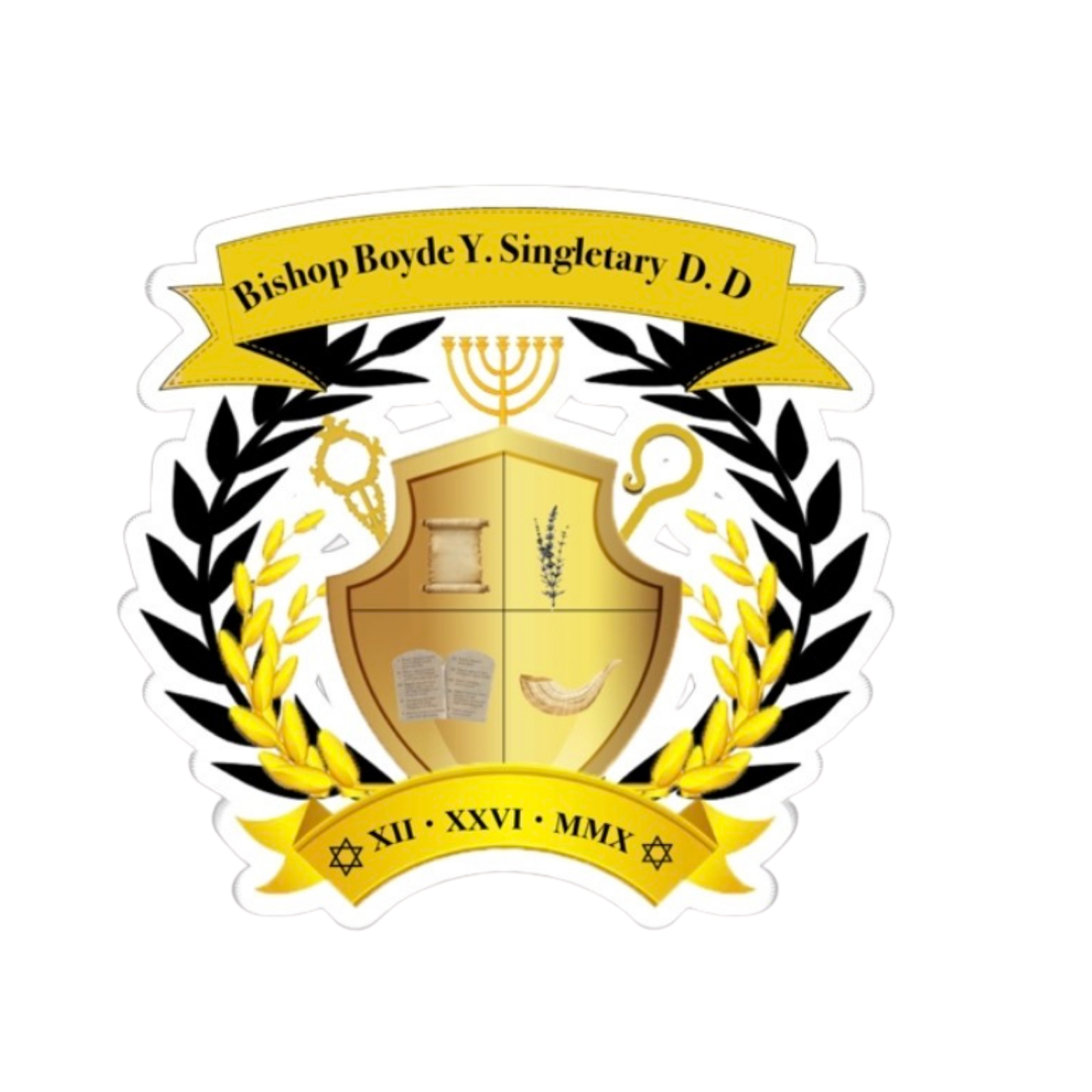 Personal episcopal crest of Bishop Boyde Y. Singletary D.D.