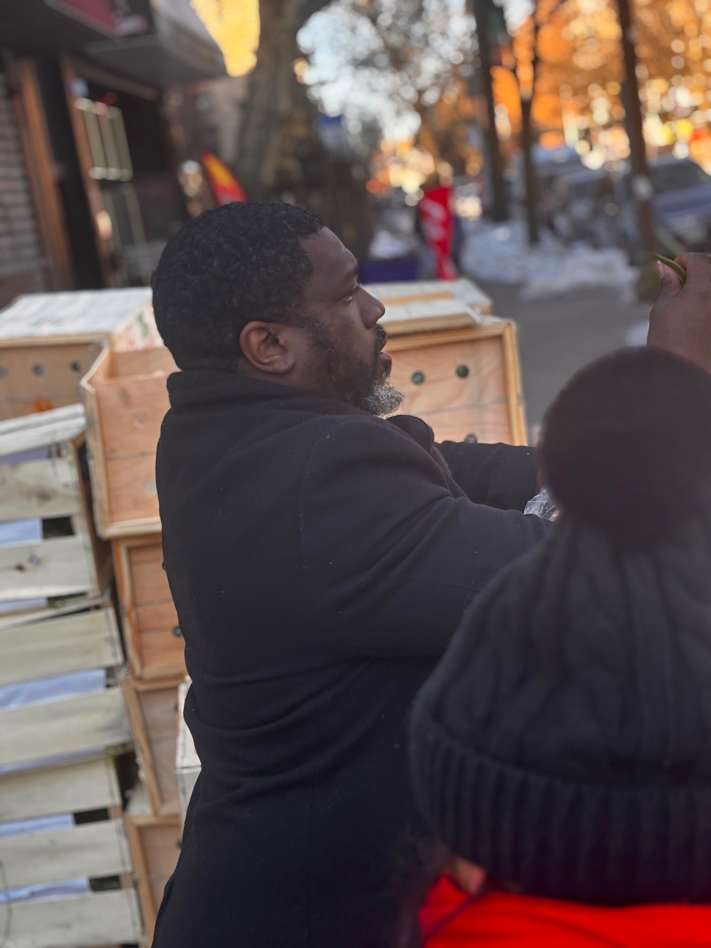 Bishop Singletary at the Winter Crates - Golden Hour