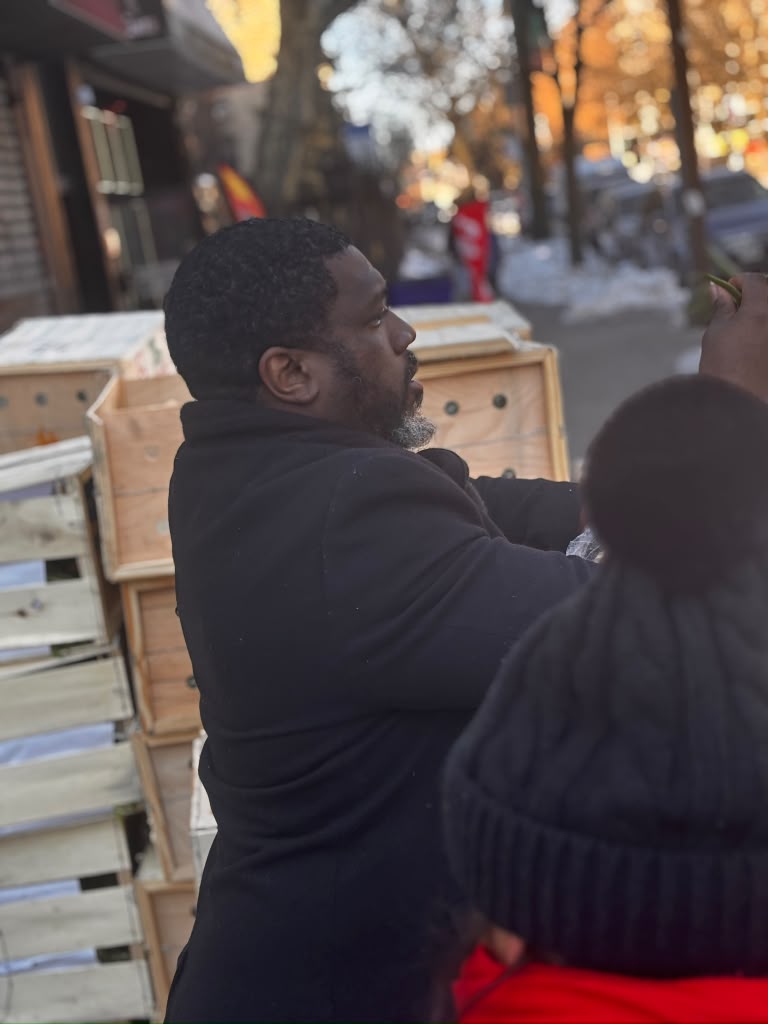 Bishop Singletary Serving at the Crates - Golden Hour