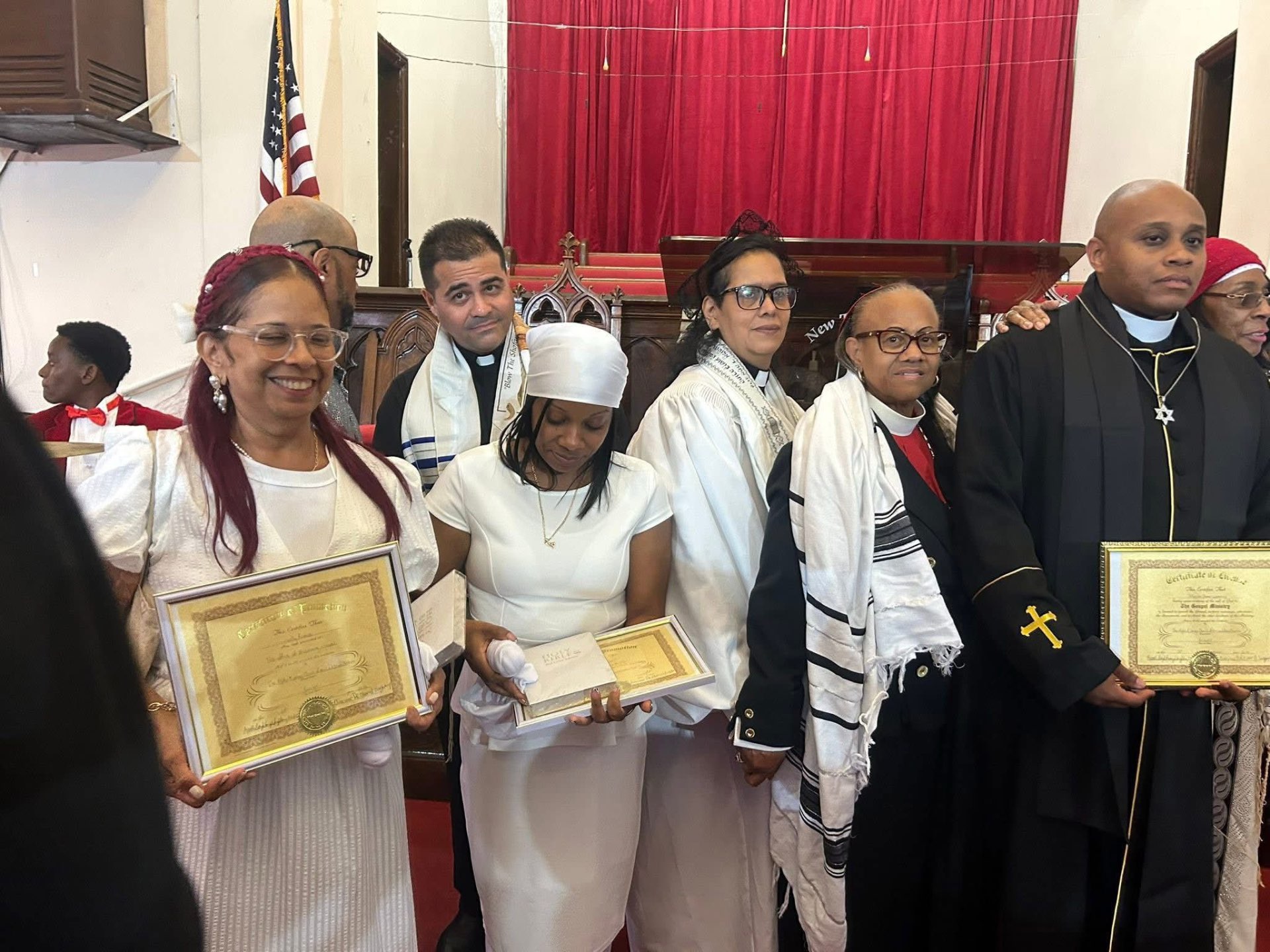 Ordination & Licensing Service - Certificates Presented